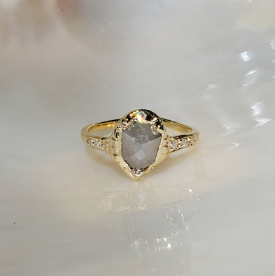 Mystic Love Rustic Diamond Ring