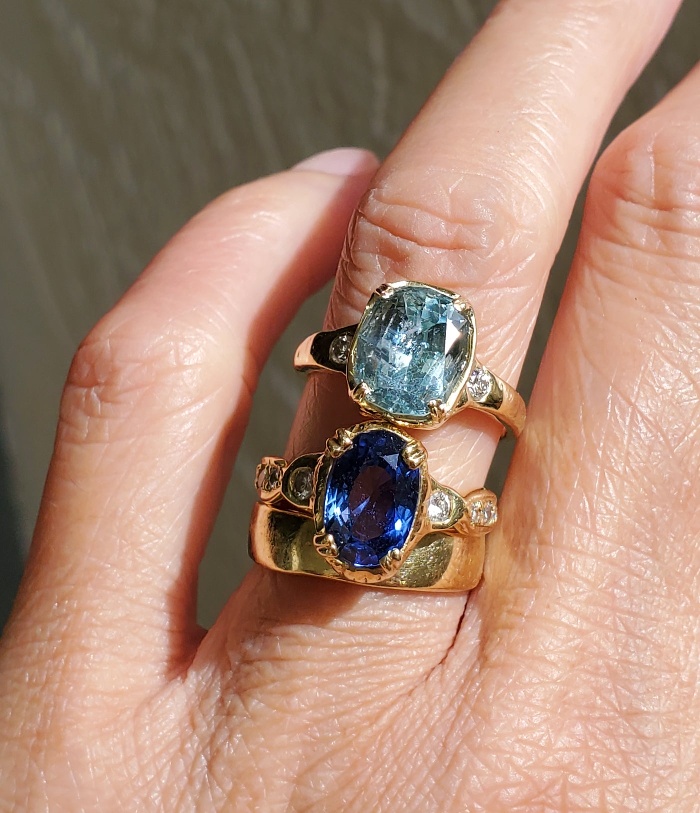 Luminous Montana Sapphire Ring