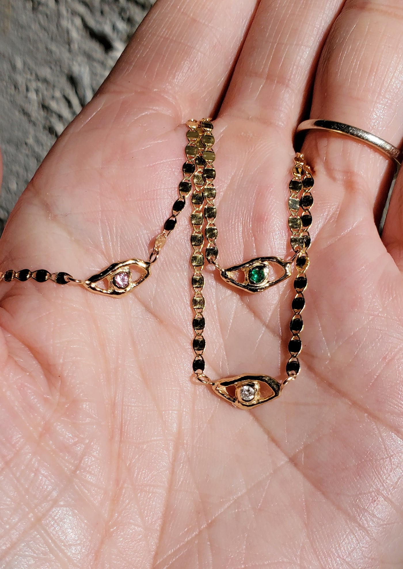 Protective Eye Disc Necklace