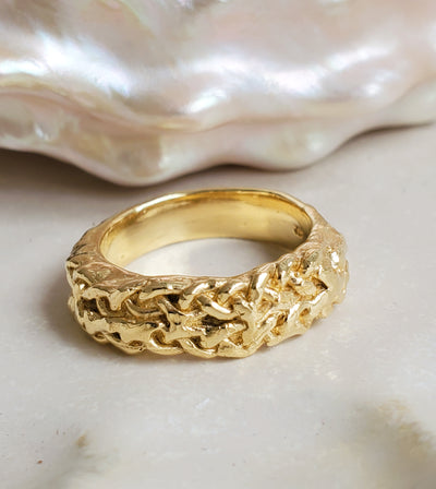 Woven in Love Band (14k)