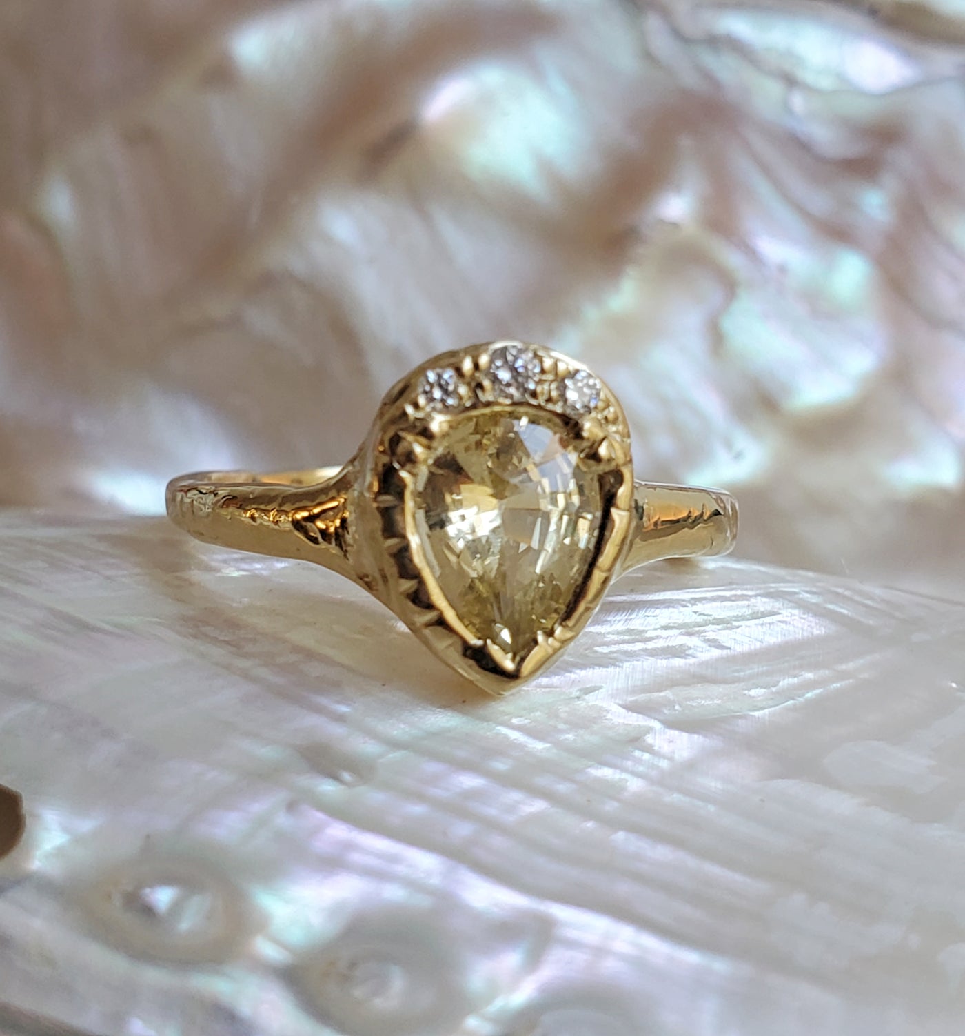The Grand Yellow Sapphire Ring – Pico Jewelry