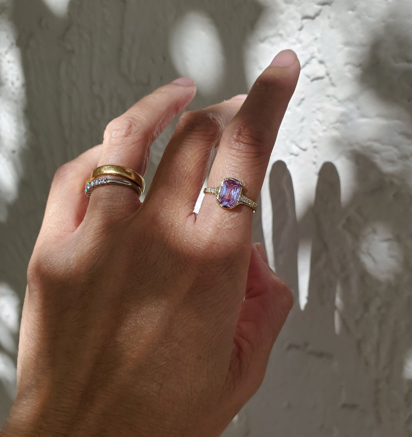 Royal Lavender Pink Sapphire Ring