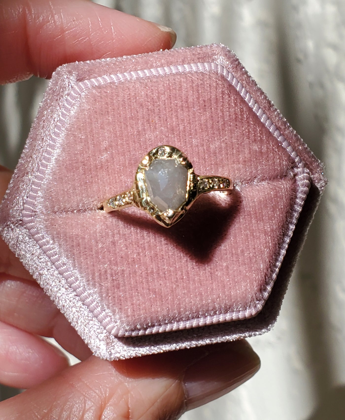 Mystic Love Rustic Diamond Ring