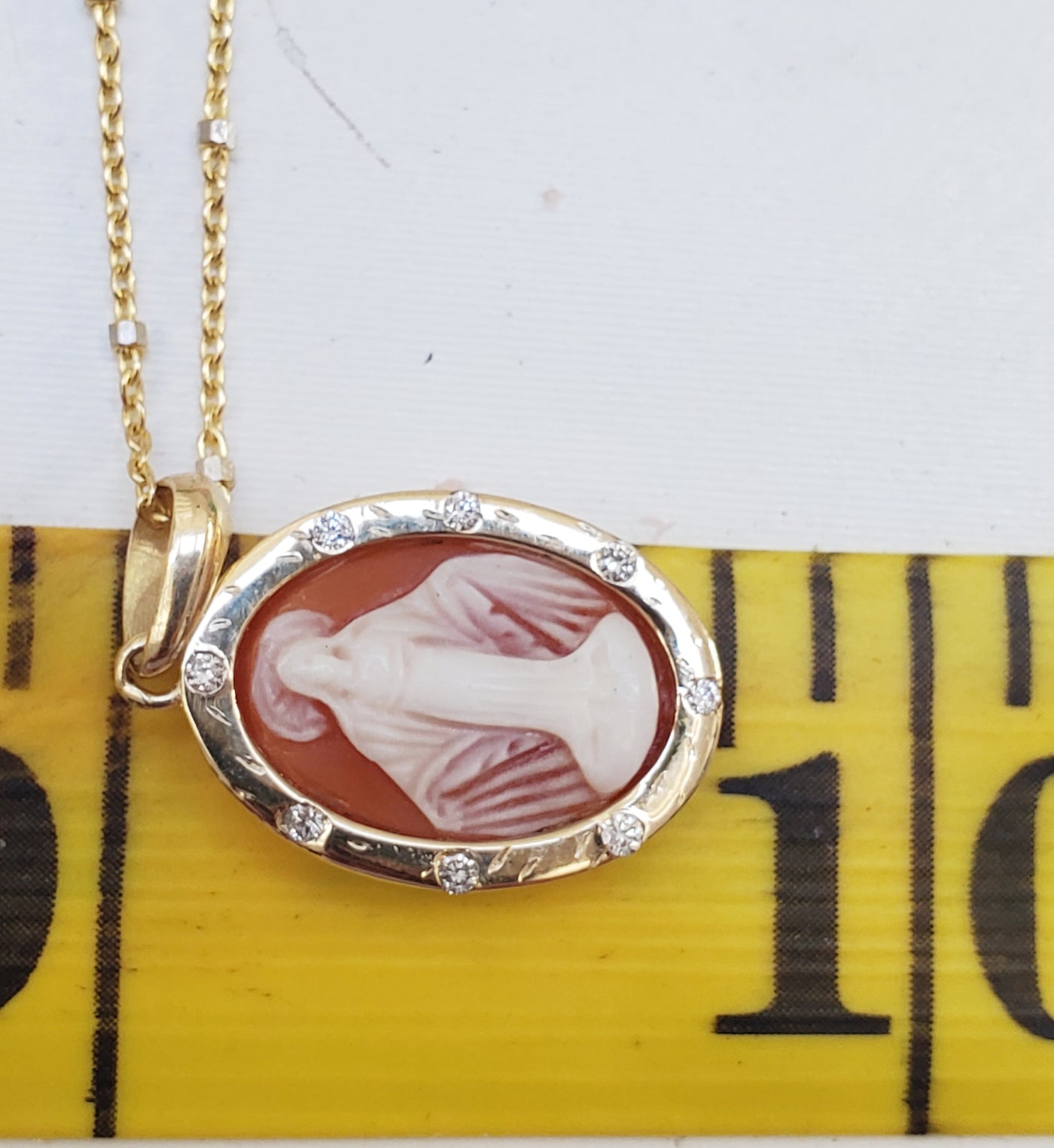 Enchanted Miraculous Mother Cameo Necklace I