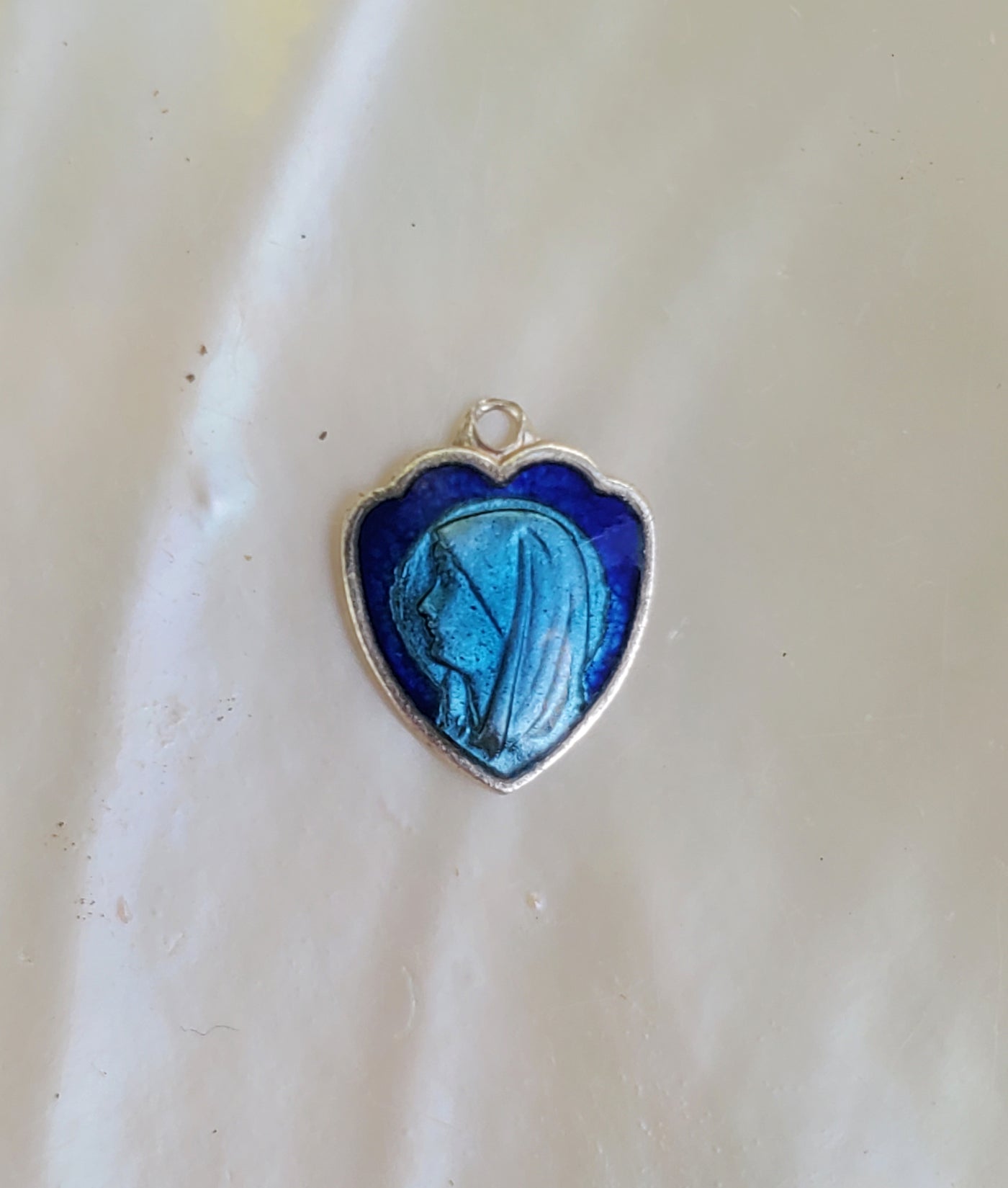 Divine Mary of the Heart Blue Necklace * Pre-Order