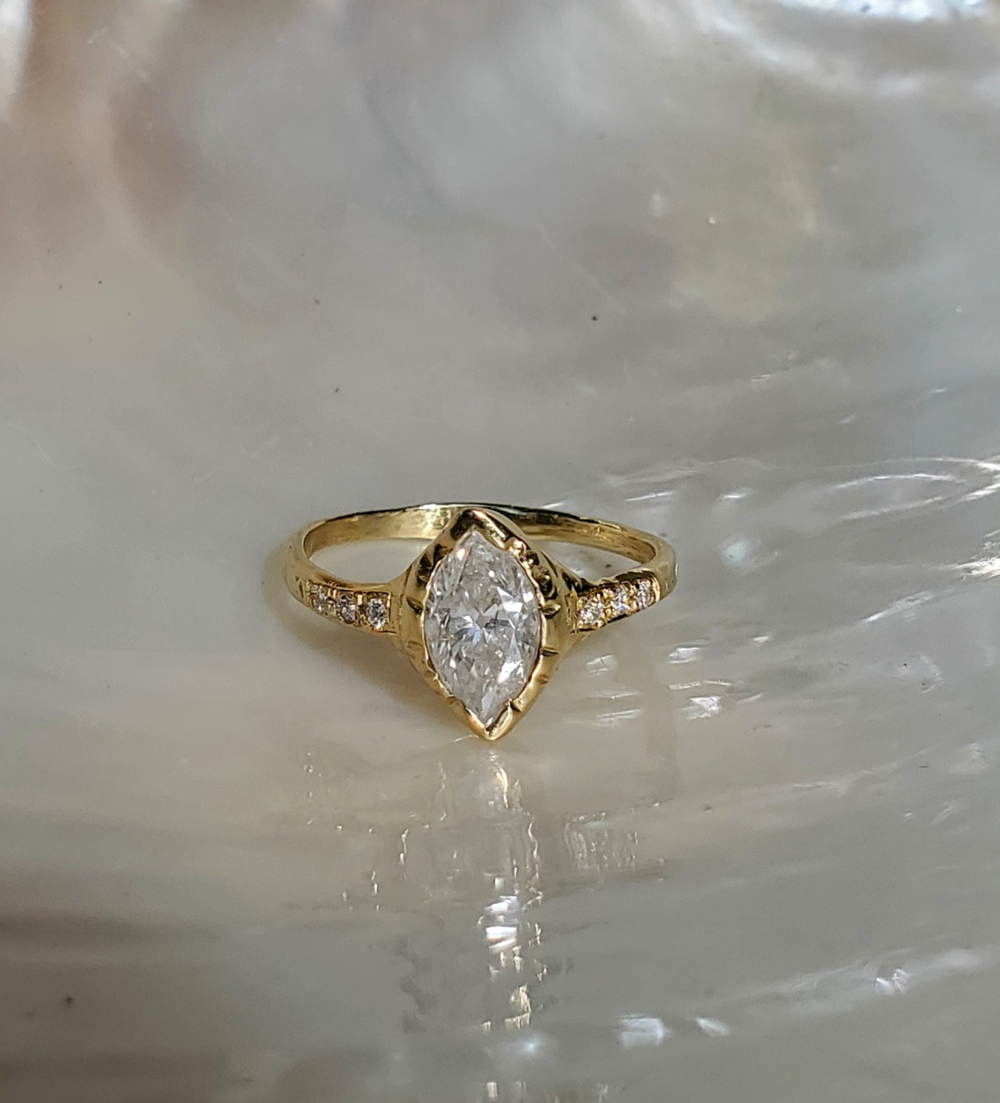 Enchanted Diamond Light Marquise ring