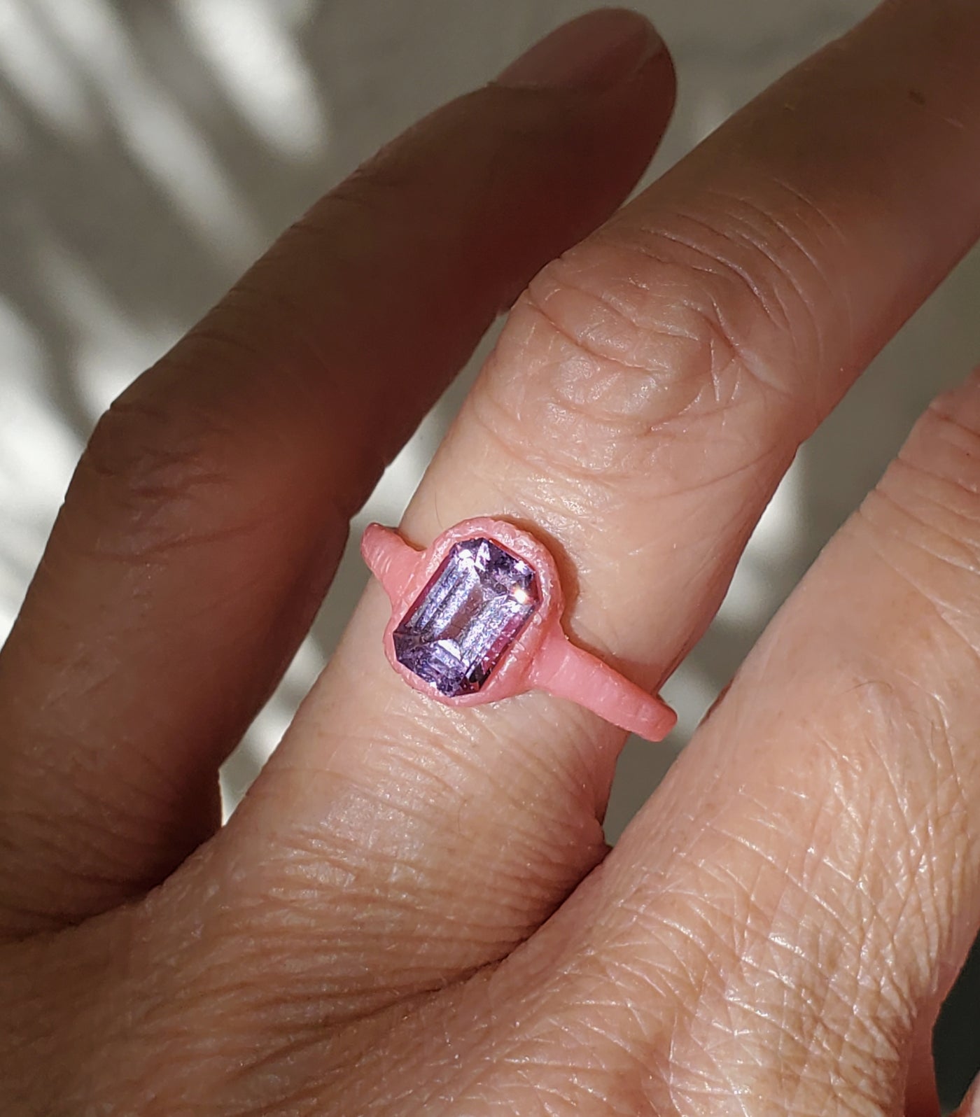 Royal Purple Sapphire Ring - PRE ORDER