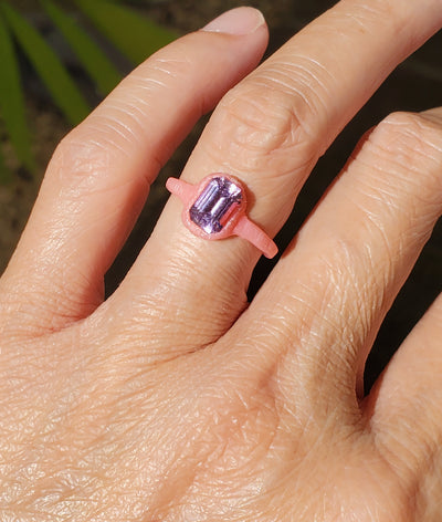 Royal Purple Sapphire Ring - PRE ORDER