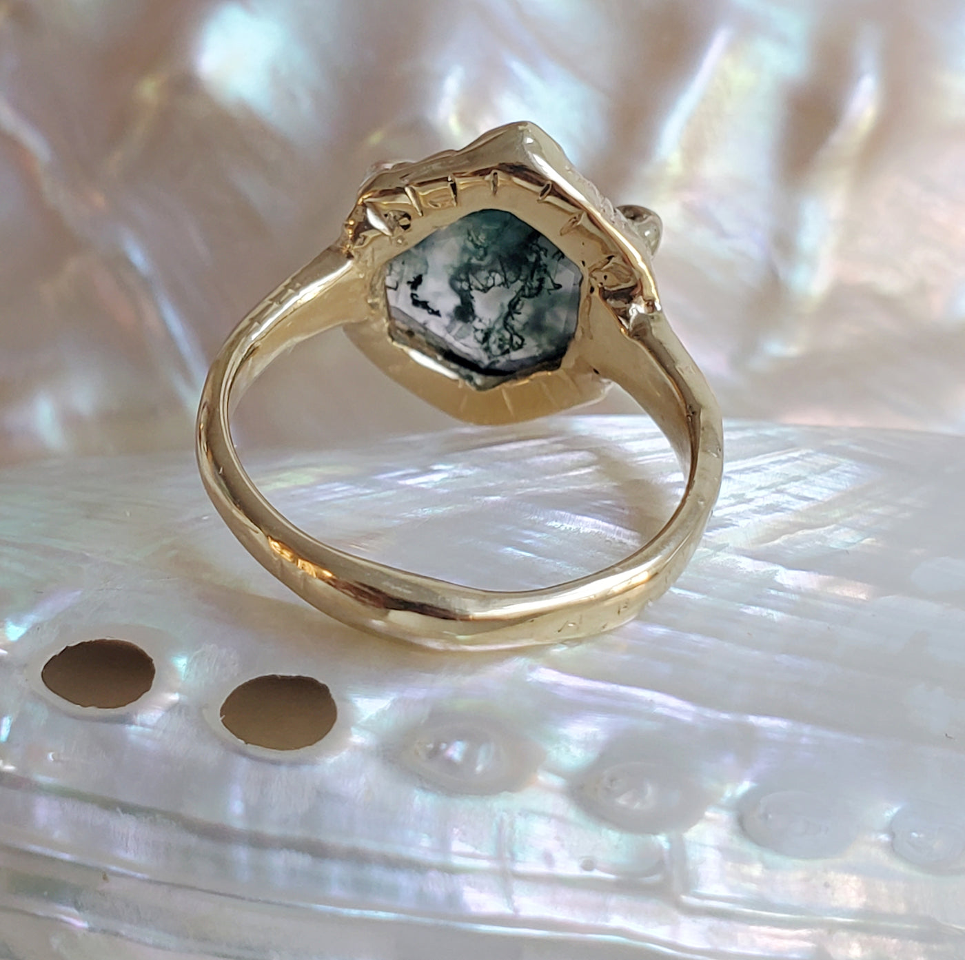 Enchanted Moss Agate Ring (limited edition)