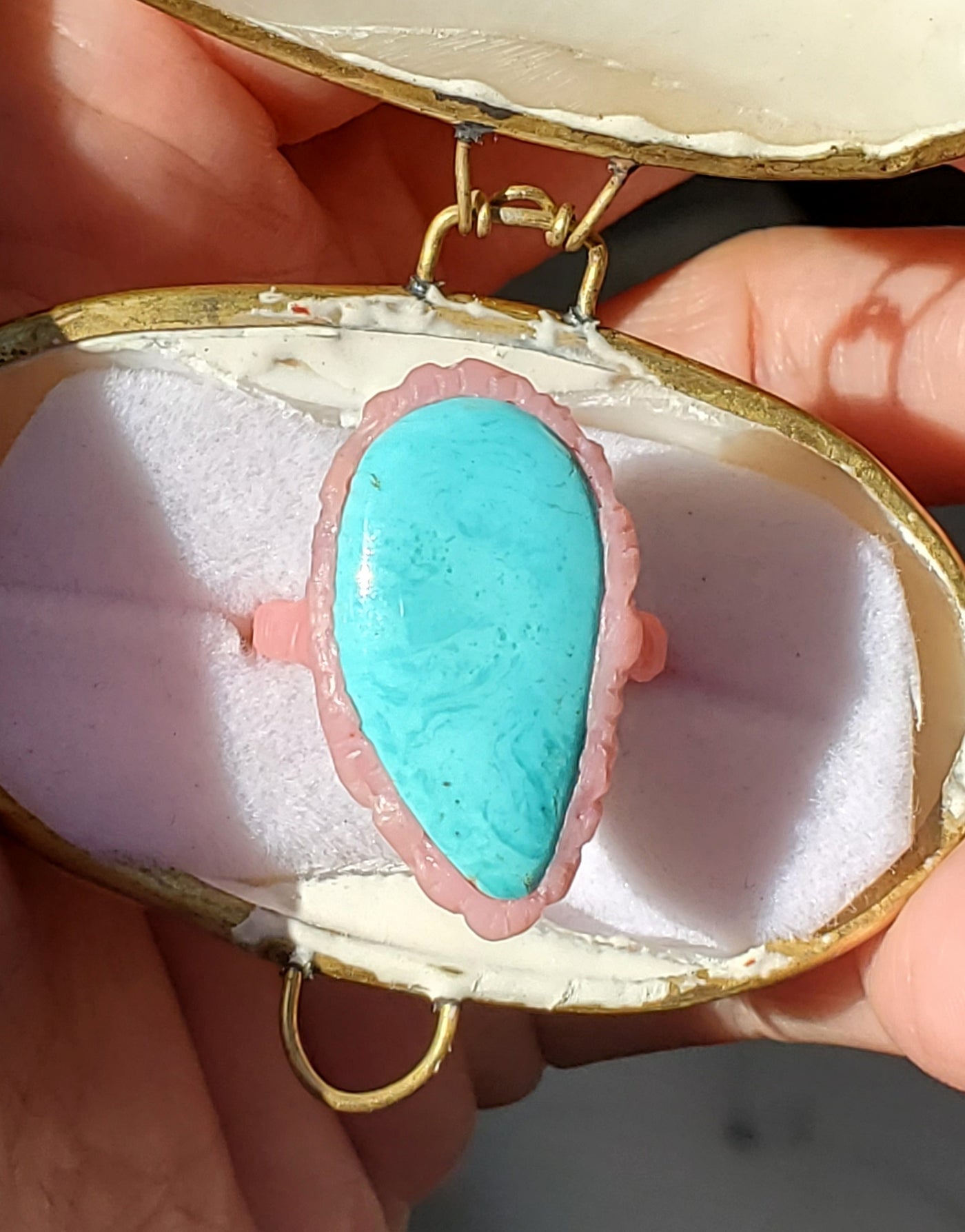 Guardian Turquoise Shield Ring - Pre Order