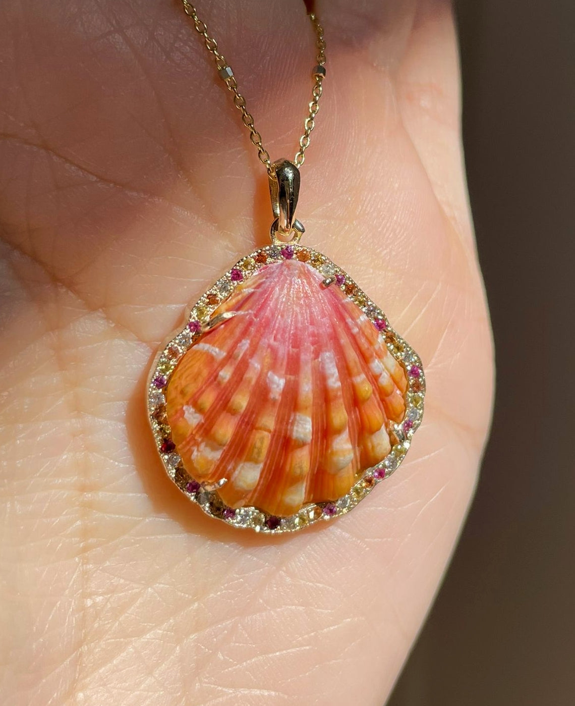 Pre - Order Enchanted Sunrise Shell Necklace II* Medium