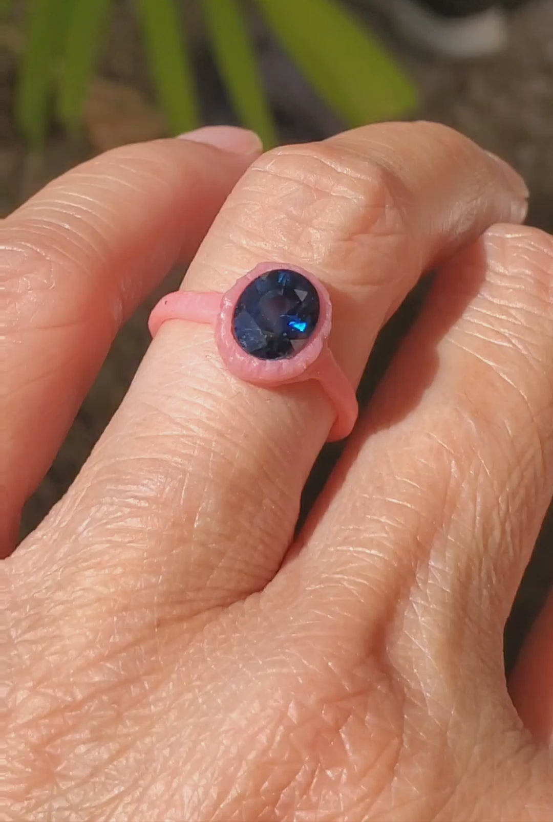 Enchanted Velvet Blue Sapphire Ring - PRE ORDER