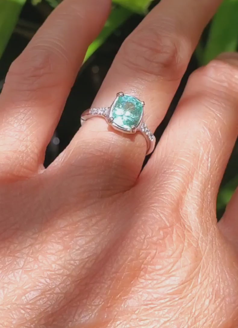 Reserved * Enchanted Ocean Tourmaline Ring (Pre-Order)
