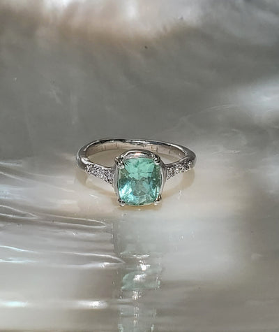 Reserved * Enchanted Ocean Tourmaline Ring (Pre-Order)