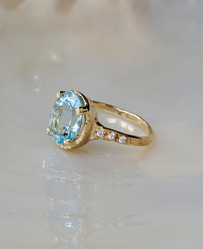 Guardian Oval Solitaire Prong Ring