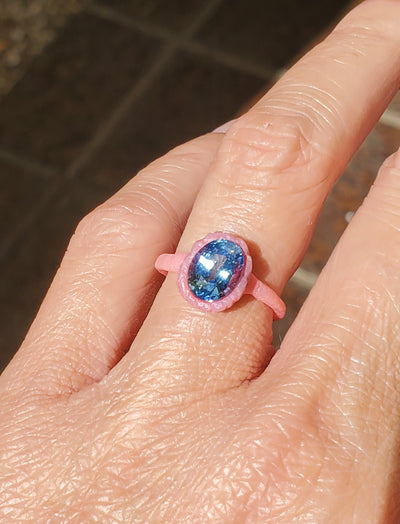 Enchanted Sky Blue Sapphire Ring - PRE ORDER