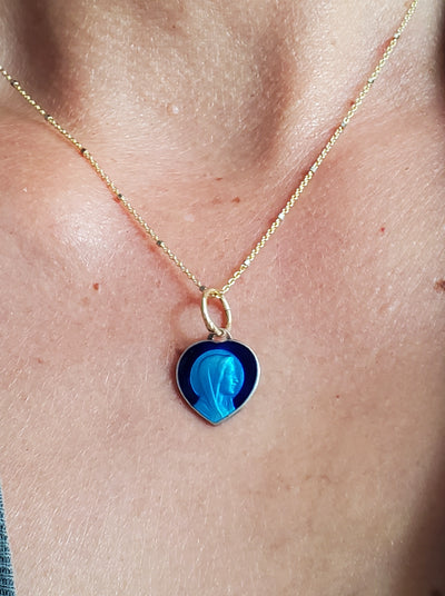 Mary of the Heart * Blue Necklace * Pre-Order