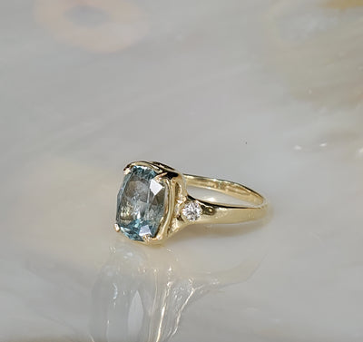 Luminous Montana Sapphire Ring