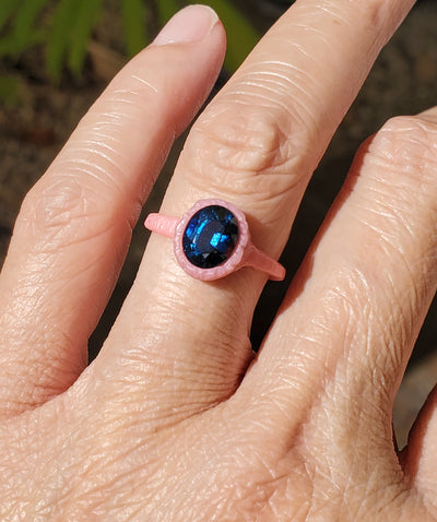 Enchanted Velvet Blue Sapphire Ring - PRE ORDER