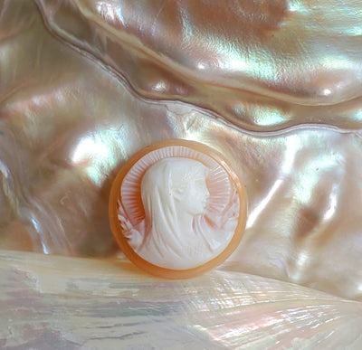 Pre * Order - Radiant Madonna Cameo Necklace