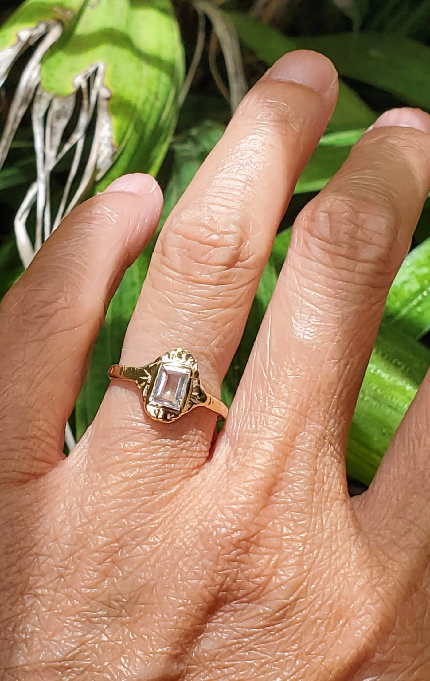 Enchanted Morganite Sun Ring