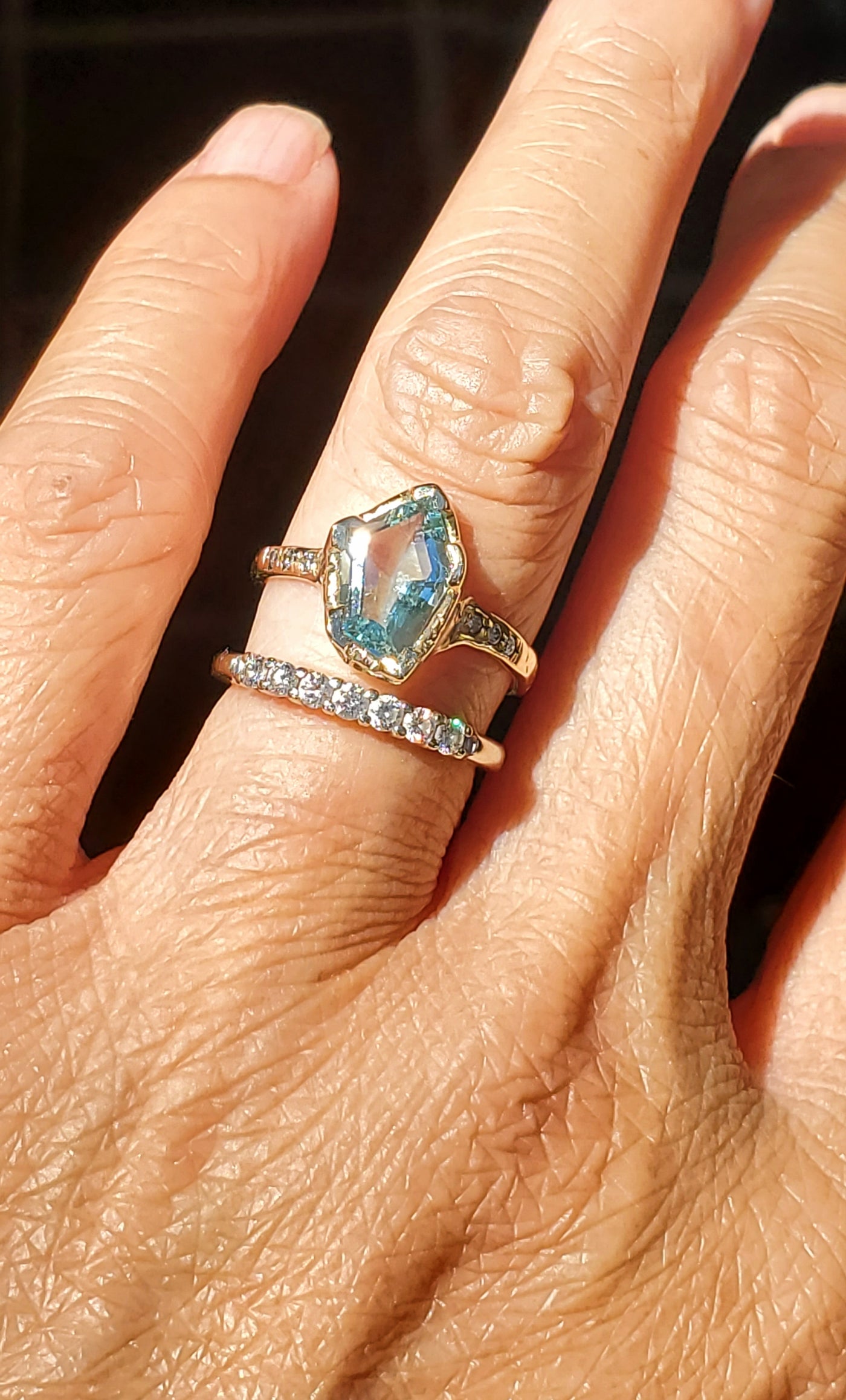 Guardian Light Aquamarine Ring