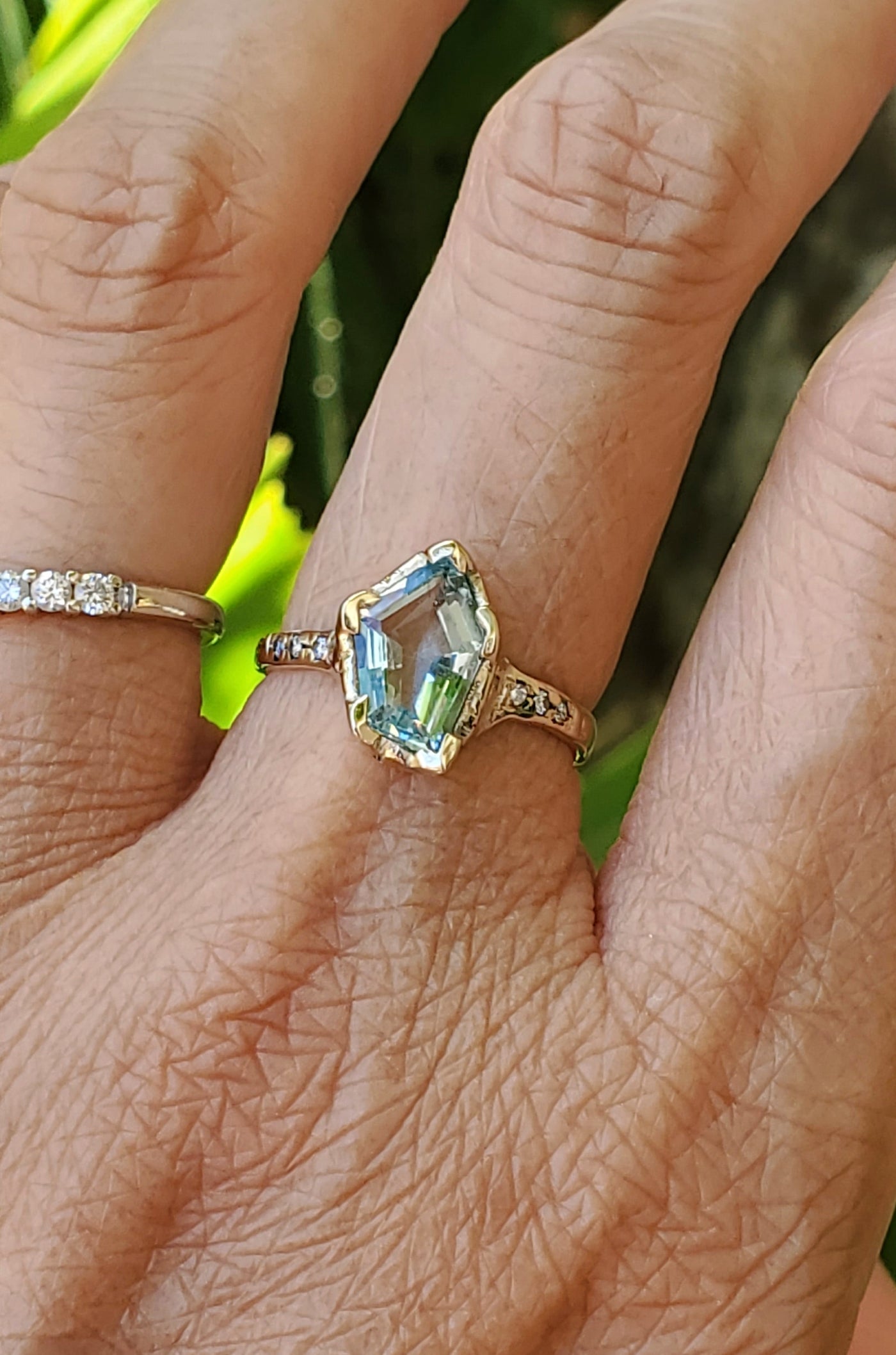 Guardian Light Aquamarine Ring