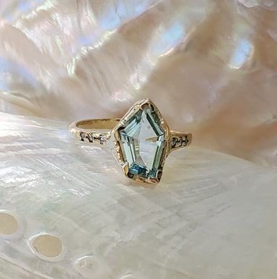 Guardian Light Aquamarine Ring