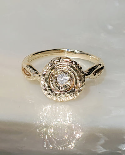 Infinite Spiral of Love Ring