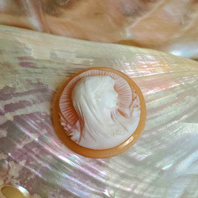 Pre * Order - Radiant Madonna Cameo Necklace