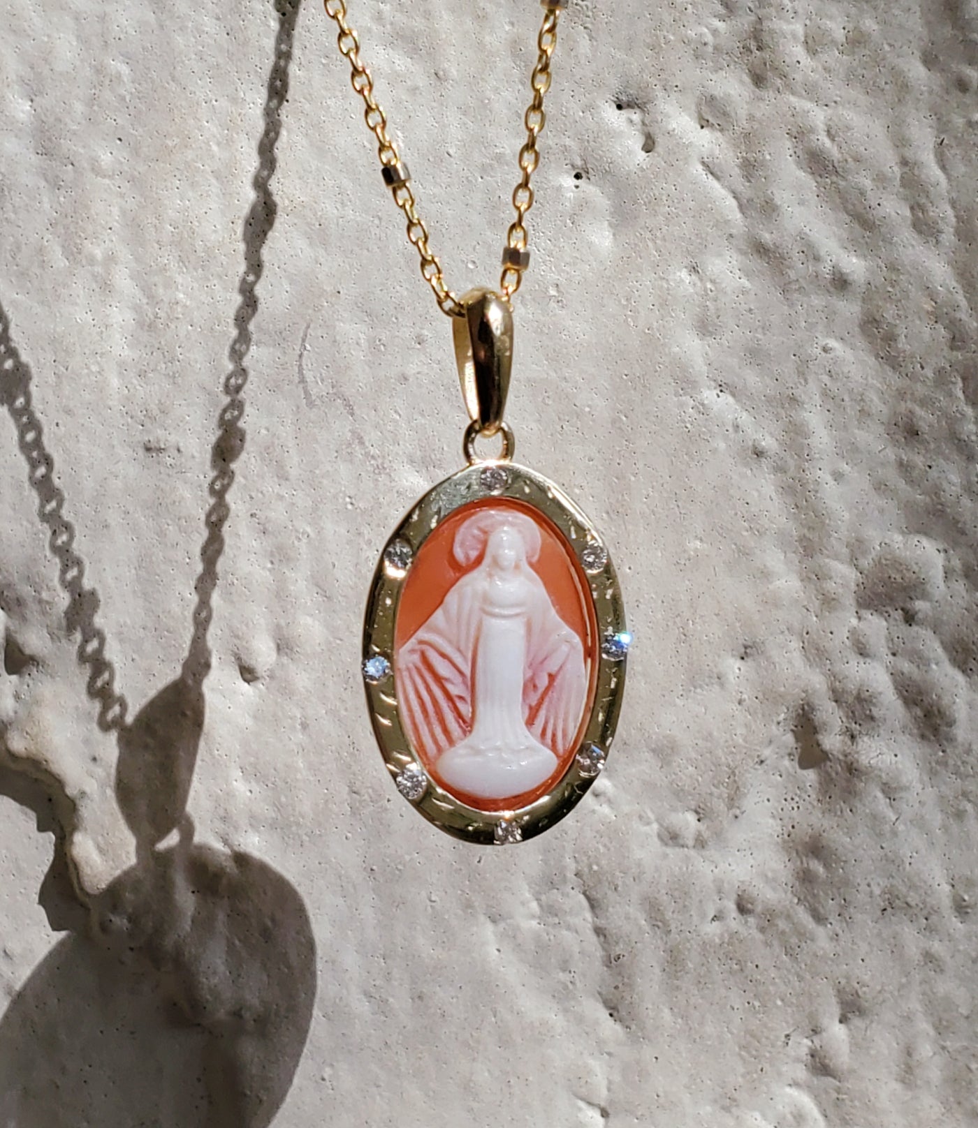 Enchanted Miraculous Mother Cameo Necklace I