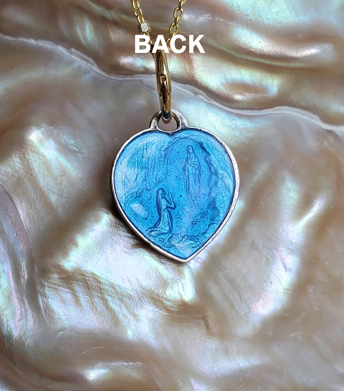 Mary of the Heart * Blue Necklace * Pre-Order