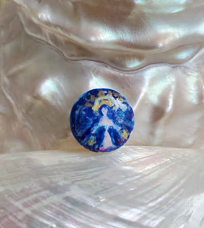 Pre * Order - Miraculous Divine Spirit Painted Enamel Medallion