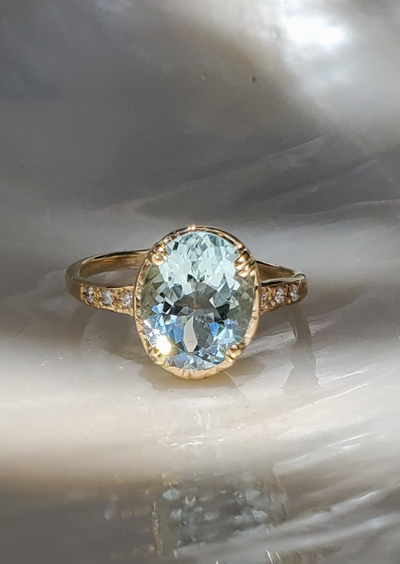 Guardian Oval Solitaire Prong Ring