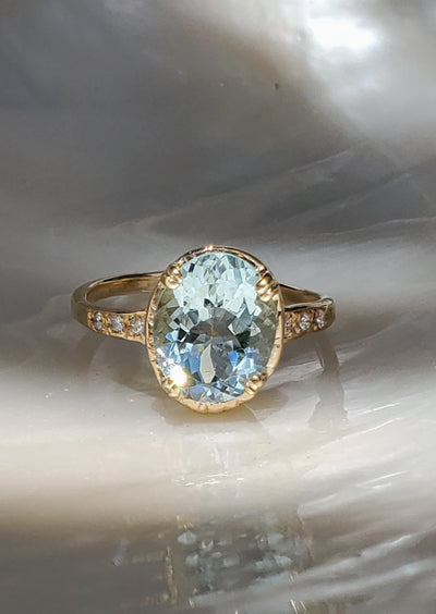 Guardian Oval Solitaire Prong Ring
