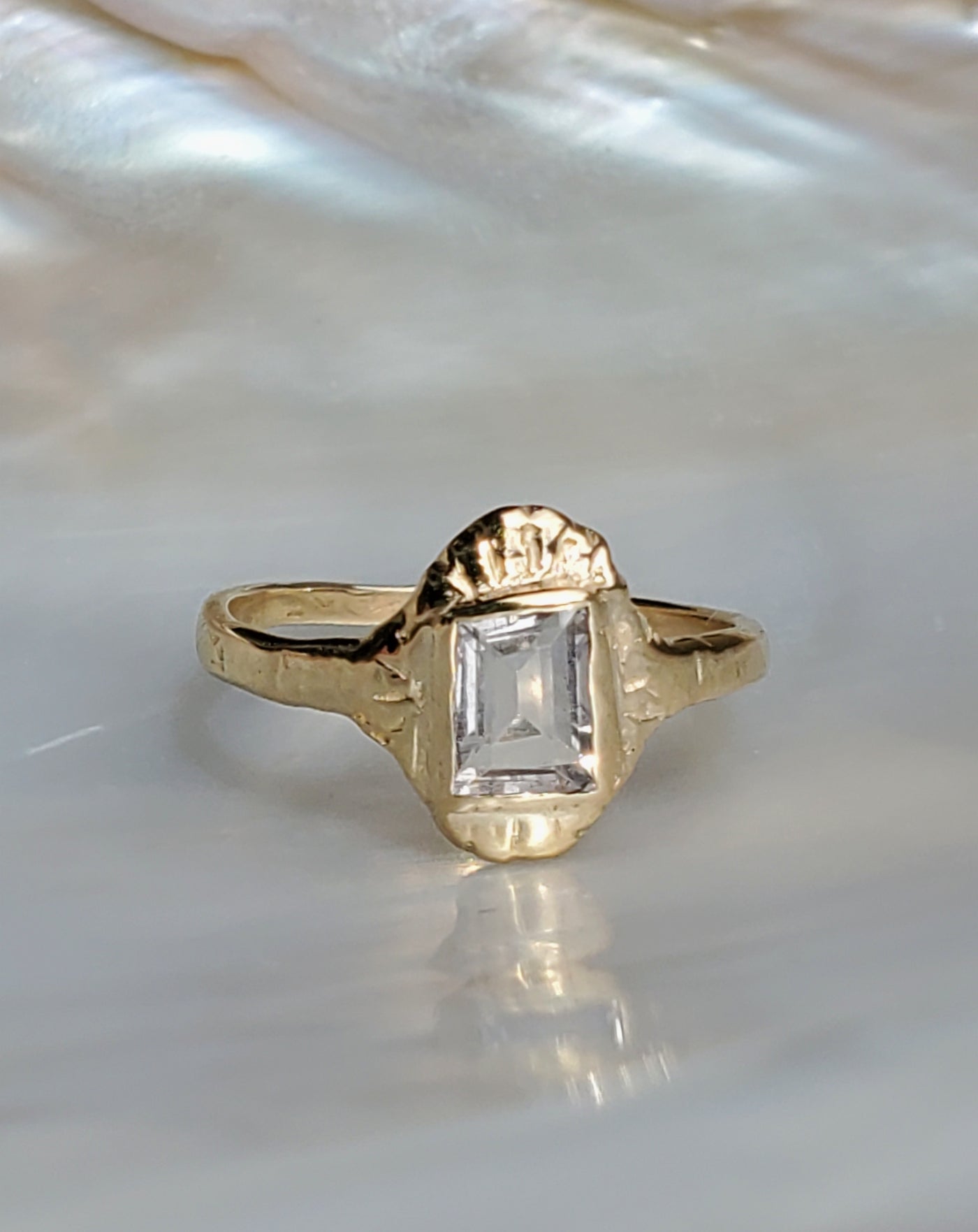 Enchanted Morganite Sun Ring