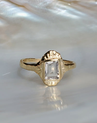 Enchanted Morganite Sun Ring