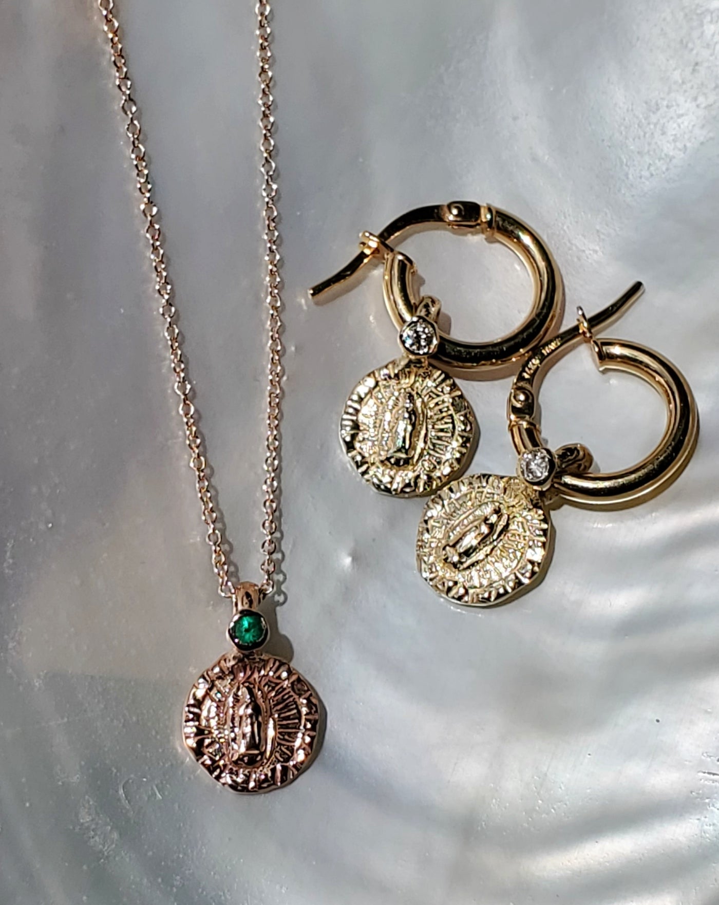 Petite Blessed Mother Earrings