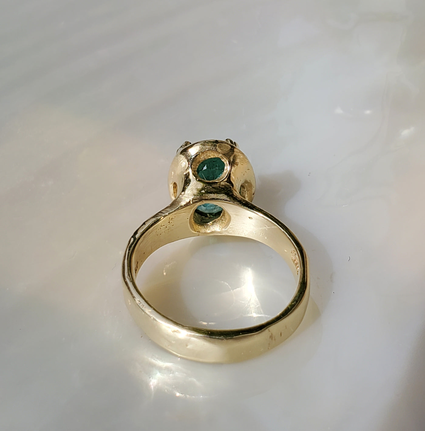 Warrior of Light Emerald Ring