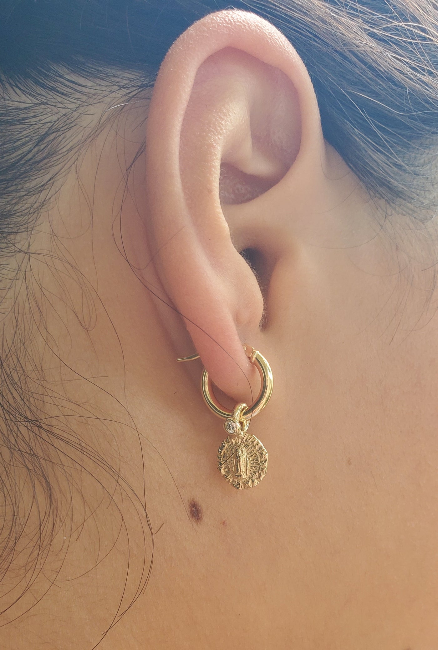 Petite Blessed Mother Earrings