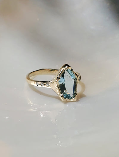 Guardian Light Aquamarine Ring