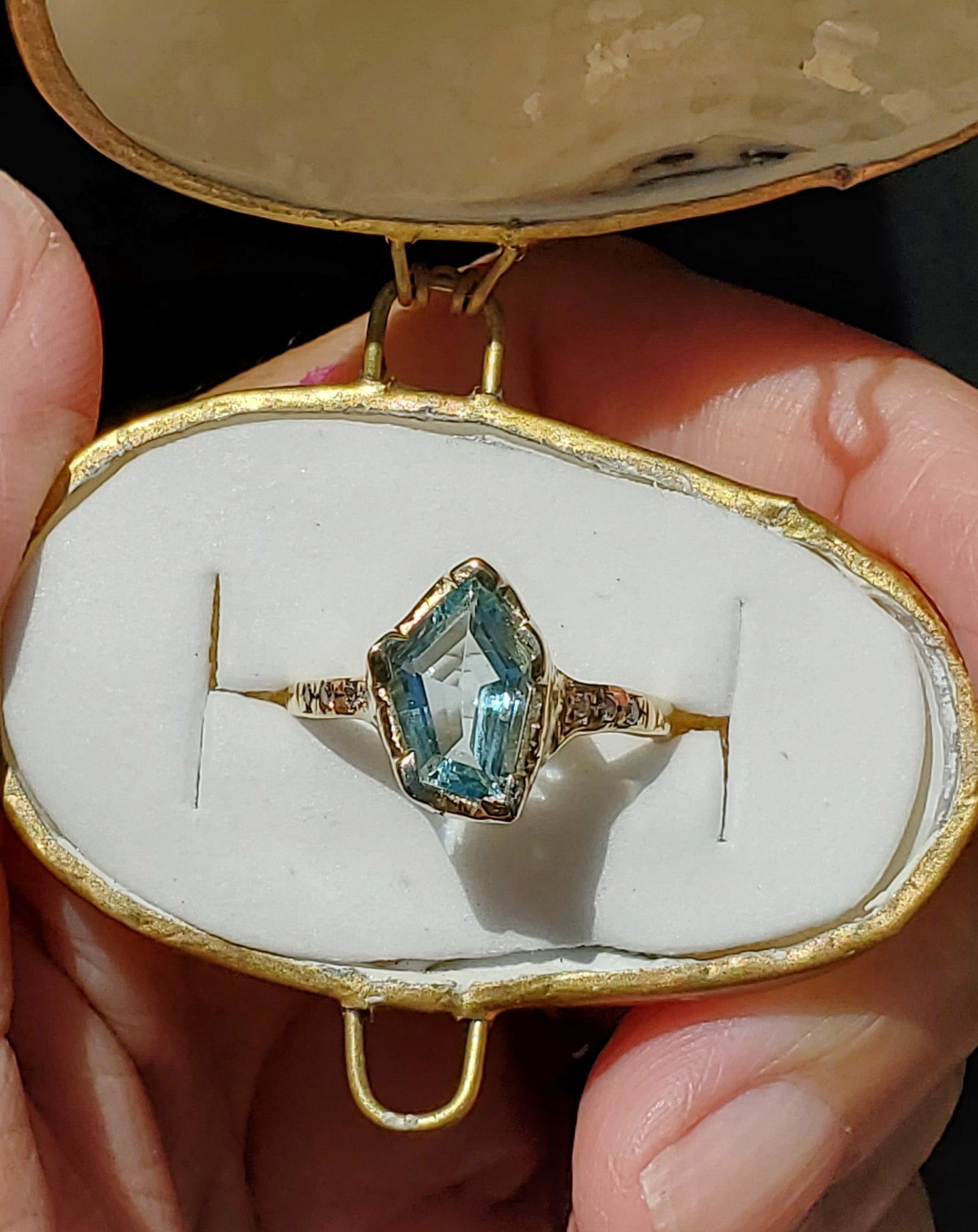 Guardian Light Aquamarine Ring