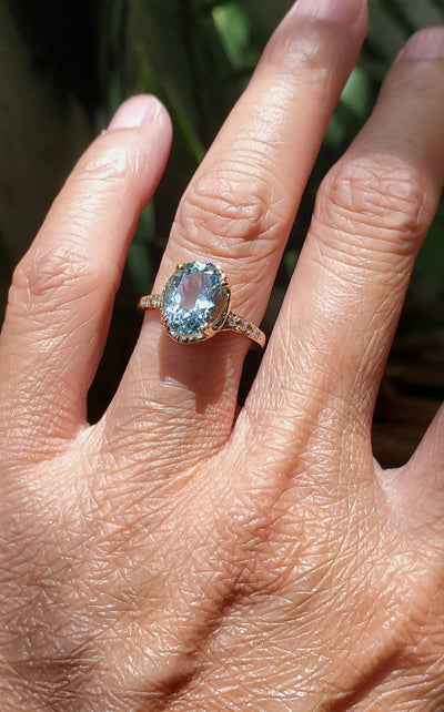 Guardian Oval Solitaire Prong Ring