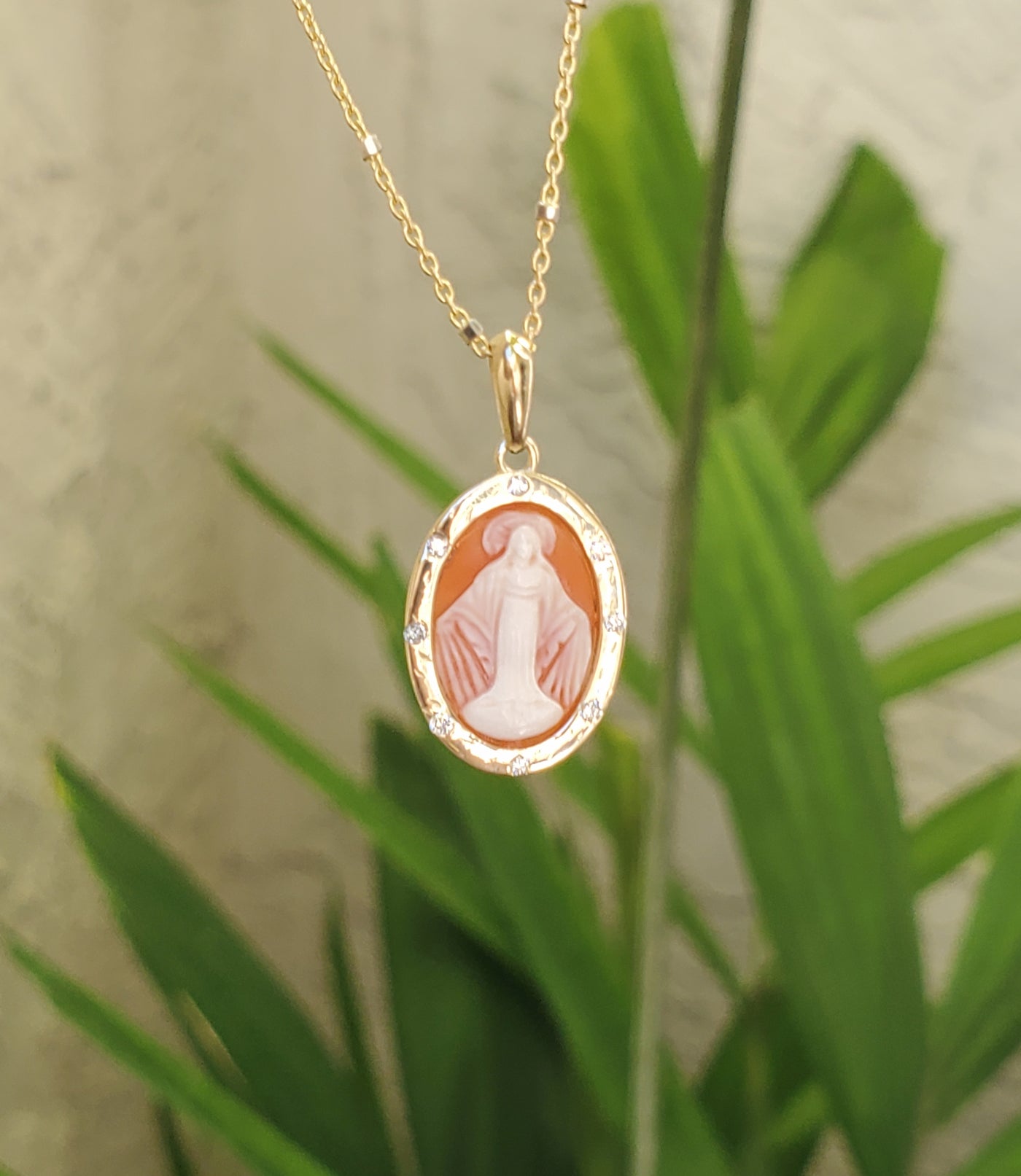 Enchanted Miraculous Mother Cameo Necklace I