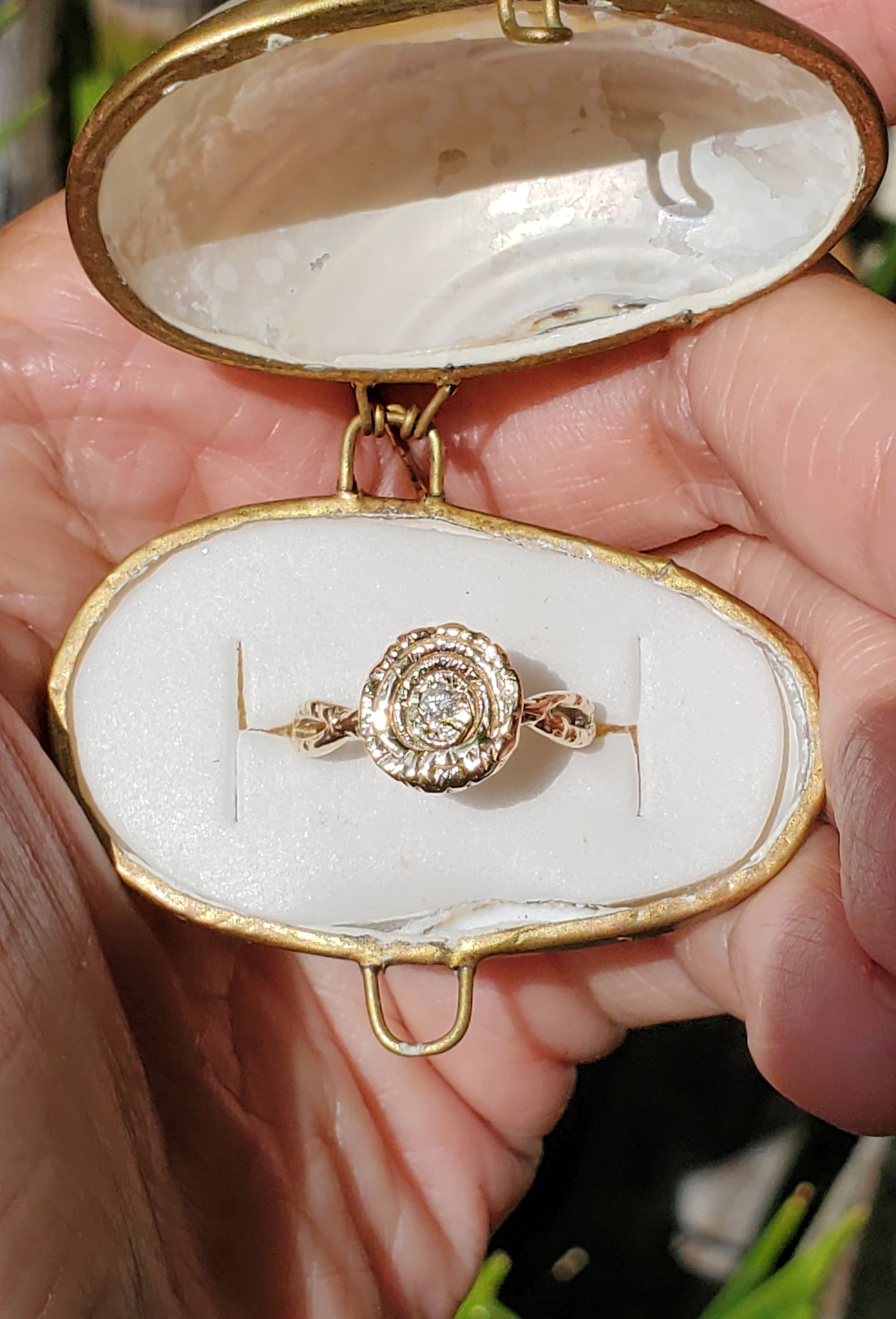 Infinite Spiral of Love Ring
