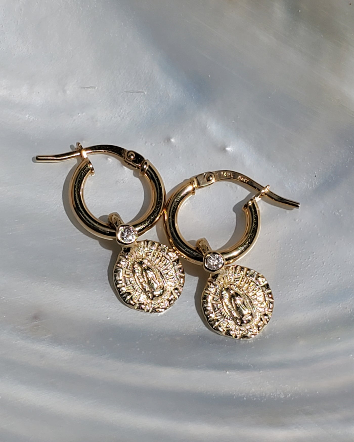 Petite Blessed Mother Earrings