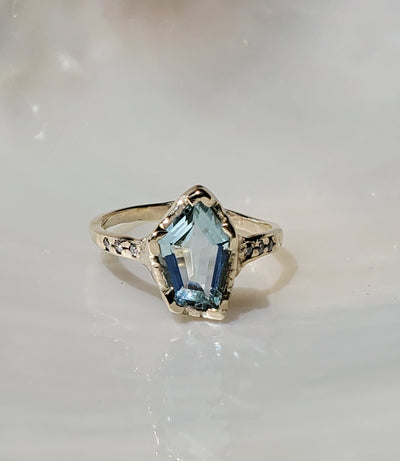 Guardian Light Aquamarine Ring