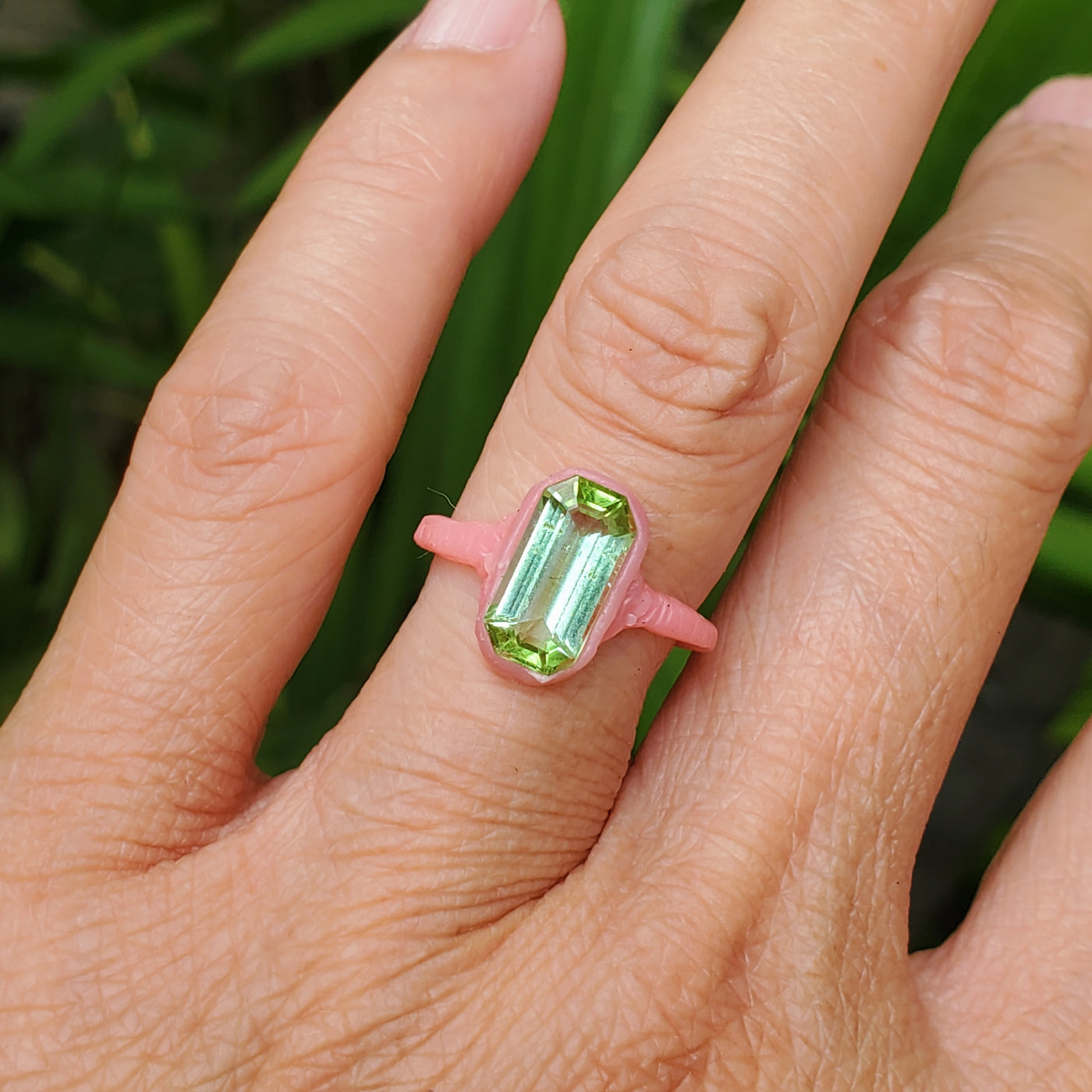 Green Tourmaline Empress Ring (Pre-Order)