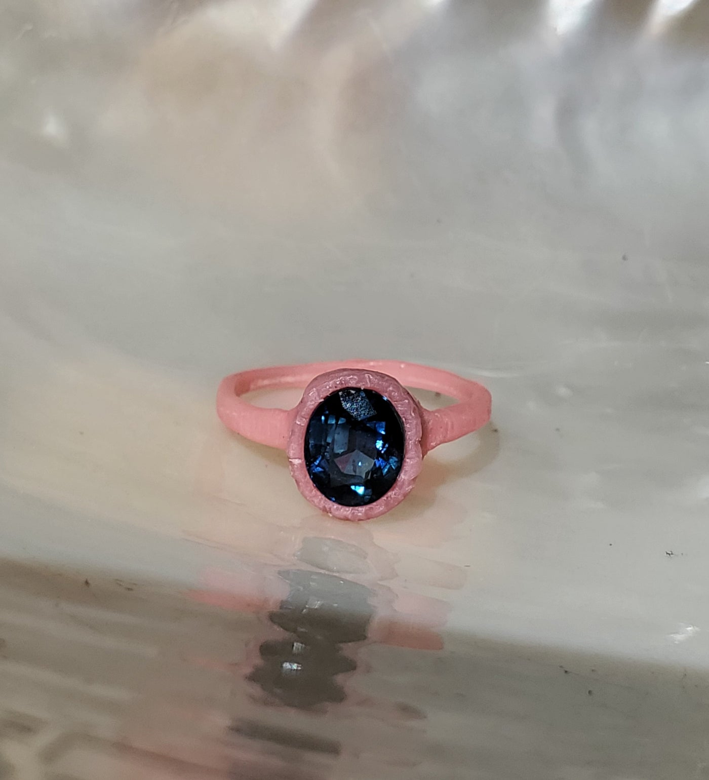 Enchanted Velvet Blue Sapphire Ring - PRE ORDER