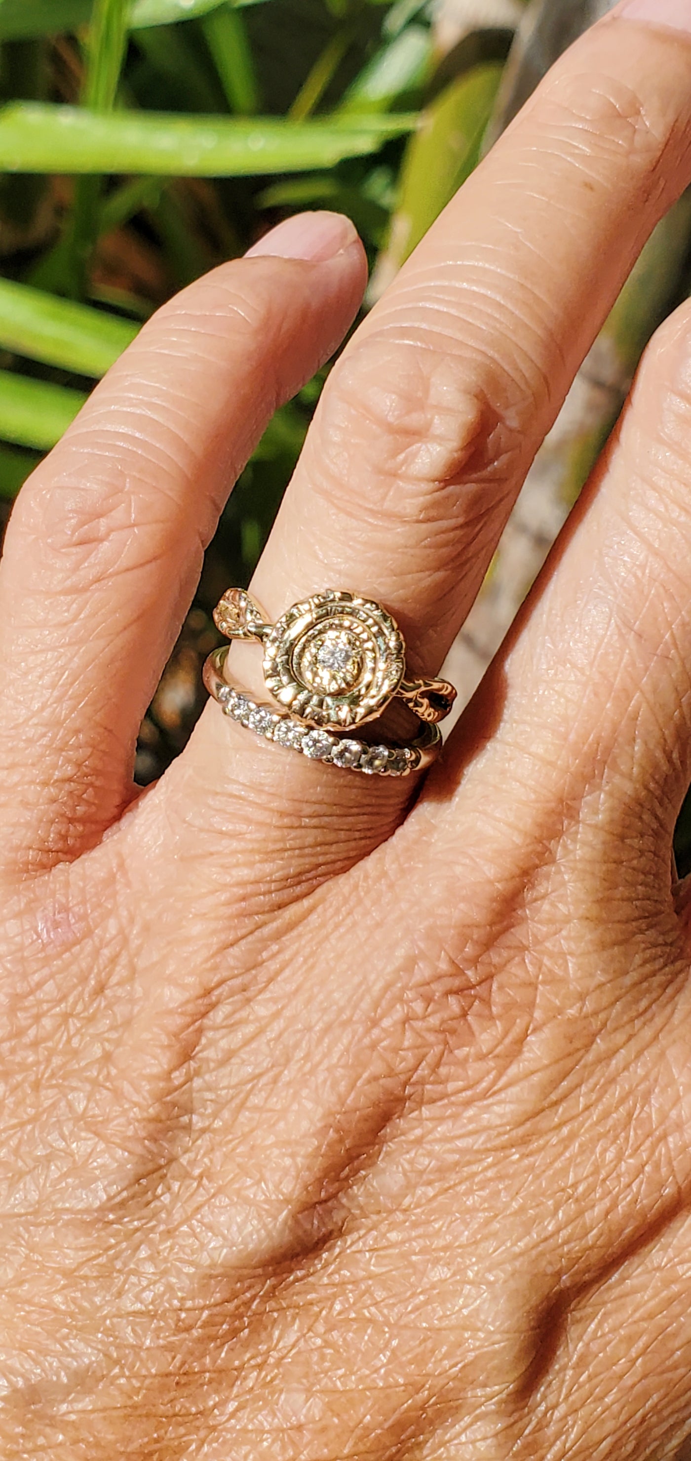 Infinite Spiral of Love Ring